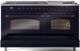 Ilve® Nostalgie II Series 60" Midnight Blue Pro Style Dual Fuel Range-4