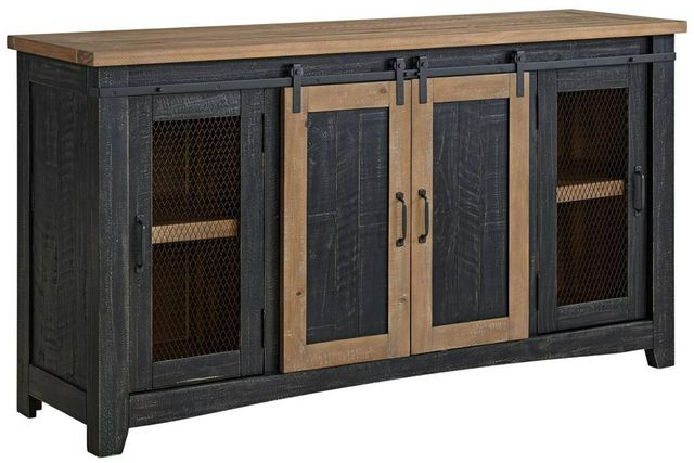 Martin Svensson Rustic Black/Driftwood Entertainment Console-0