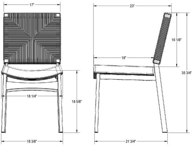 Amisco Customizable Abby Dining Side Chair-2