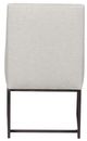 Vanguard® Furniture Michael Weiss Ellsworth Konza Ivory/Polished Black Nickel Arm Chair-3