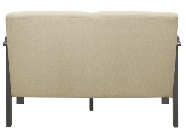 Homelegance® Lewiston Antique Gray/Light Brown Loveseat-3