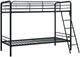 dhp furniture® Dusty Black Twin/Twin Bunk Bed-2