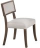 Furniture of America® Grasten 2-Piece Dark Walnut/Light Gray Side Chair Set-0
