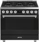 Smeg Professional 36" Anthracite Pro Style Gas Range-0