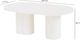 TOV Furniture Elora White Oval Dining Table-2