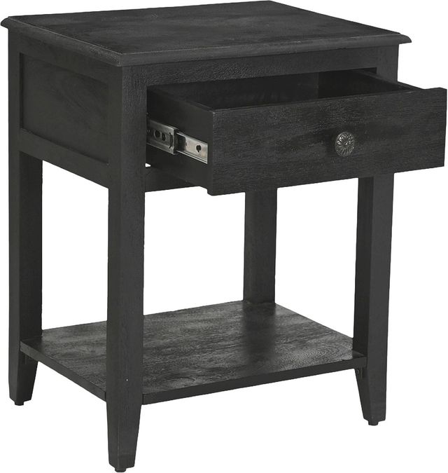 Moe's Home Collection Corrine Antique Black Nightstand-1