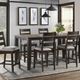 Intercon Beacon Charcoal/Walnut Ladder Counter Stool-1