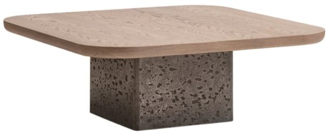 Michael Amini® Bristol Point 2-Piece Saddle Brown Cocktail Table Set-0