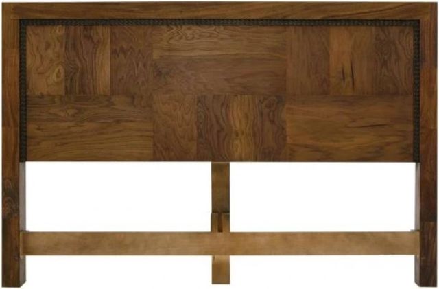 International Furniture Direct Walnut Reddish Brown Eastern King Panel Bed-2