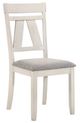 New Classic® Home Furnishings Maisie Light Gray/White Side Chair-0