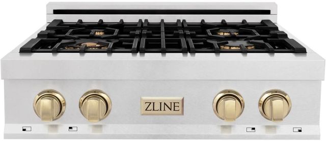 ZLINE Autograph Edition 30" Satin Stainless Steel Gas Rangetop-0