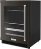 KitchenAid® 4.9 Cu. Ft. Black Stainless Steel Beverage Center-3