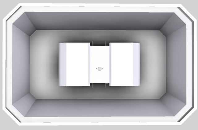 Vent-A-Hood® Designer Series 48" White Island Range Hood-1