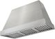 AGA Euclid 48" Stainless Steel Wall Mounted Range Hood  with Brushed Nickel Trim-0