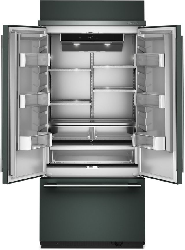 KitchenAid® 36" 20.8 Cu. Ft. Juniper Built-In French Door Refrigerator -1
