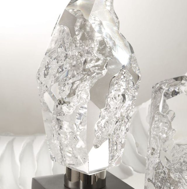Uttermost® Crystal Peak 2-Piece Black Sculpture Set-1