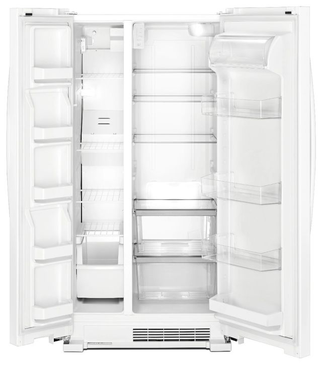 Whirlpool® 21.7 Cu. Ft. White Side-By-Side Refrigerator-1