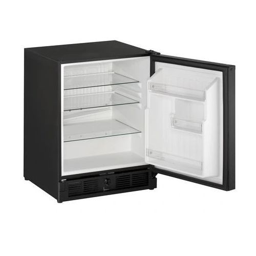 U-Line® ADA Series 21" 3.3 Cu. Ft. Black Under the Counter Refrigerator-1