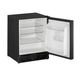 U-Line® ADA Series 21" 3.3 Cu. Ft. Black Under the Counter Refrigerator-1