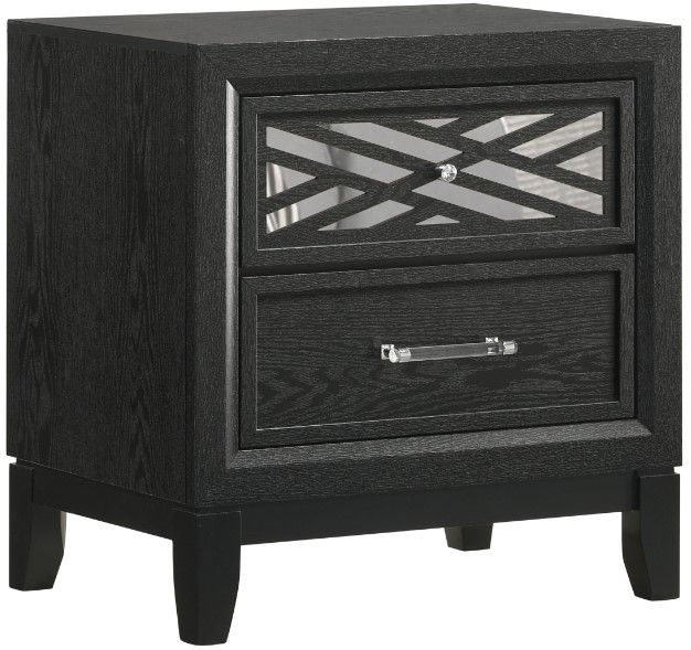 New Classic® Home Furnishings Obsidian Black Nightstand-0