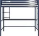 Novogratz Maxwell Black/Navy Twin Loft Bed with Desk-1