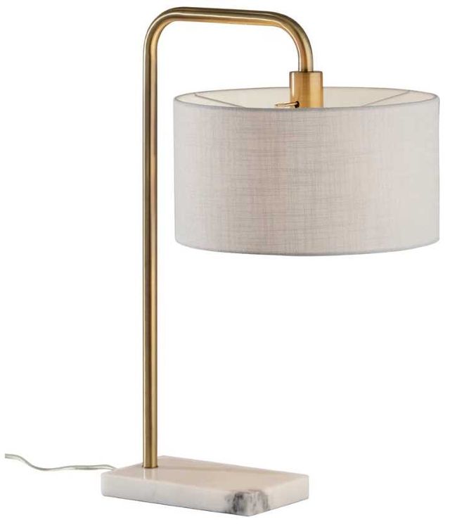 Adesso® Justine White Table Lamp-0