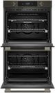 KitchenAid® 30" Black Ore Smart Double Electric Wall Oven with Intelligent Cooking Camera-1