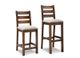 Handstone Saratoga Leg 24" Counter Chair with Wood Seat-0