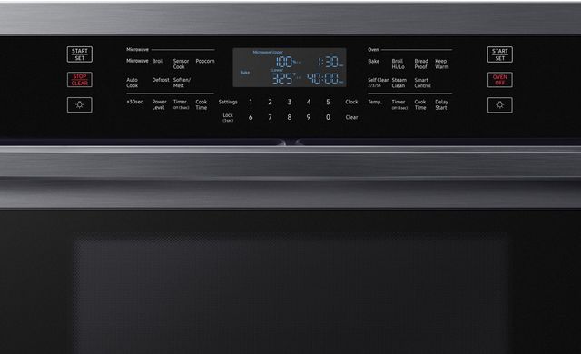 Samsung 30" Fingerprint Resistant Black Stainless Steel Oven/Microwave Combo Electric Wall Oven-10