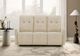 Monarch Specialties Inc. Beige 70" Small Power Reclining Sofa with USB Ports-1