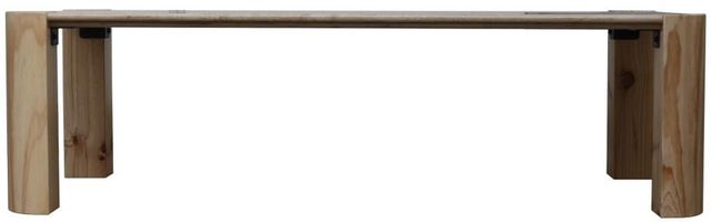 Nest Home Collections Esme Nordic Natural/Sabbia Travertine Rectangular Coffee Table-3