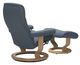 Stressless® by Ekornes® Customizable Opal Large Classic Base Recliner and Ottoman-3