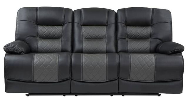 Homelegance® Fabian Dark Gray/Gray Reclining Sofa-2