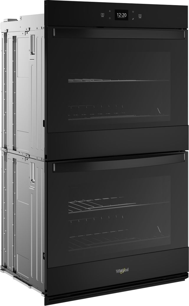 Whirlpool® 30" Black Double Electric Wall Oven-1