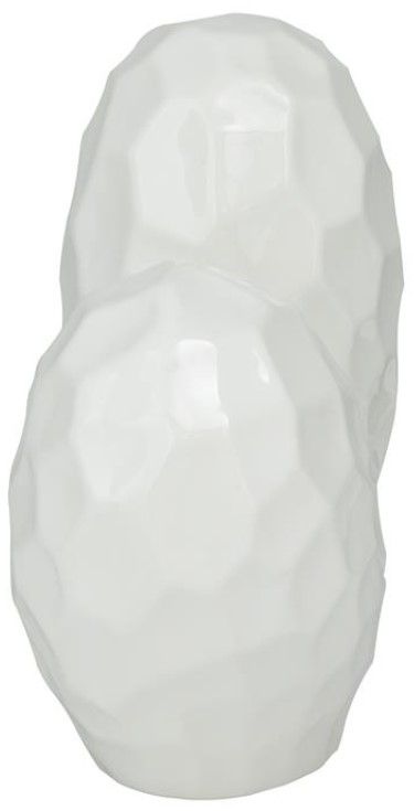 Deco Marche White Heart Dimensional Angled Origami Sculpture-1