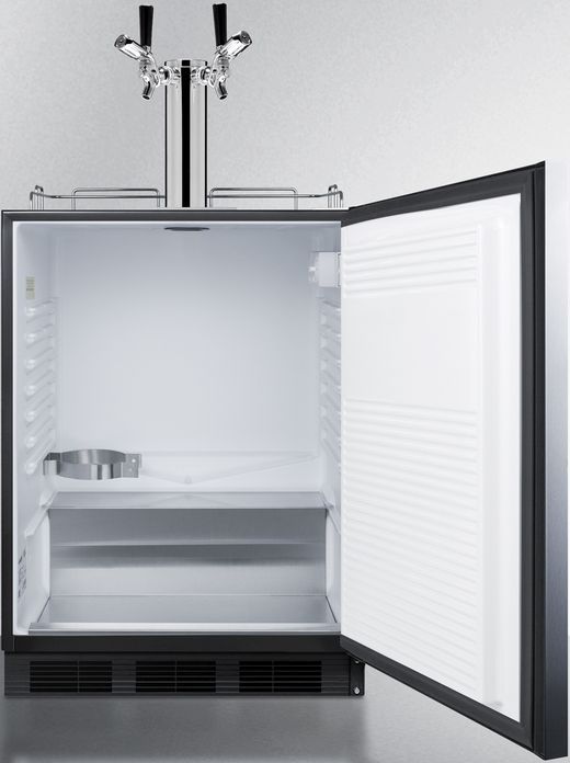 Summit® Commercial 5.5 Cu. Ft. Stainless Steel Beer Cooler/Kegerator-2