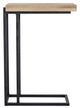 Moe's Home Collection Mila Natural C-Table with Black Metal Base-3