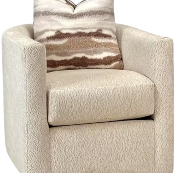 Intermountain Furniture Customizable Pecos Swivel Chair-0