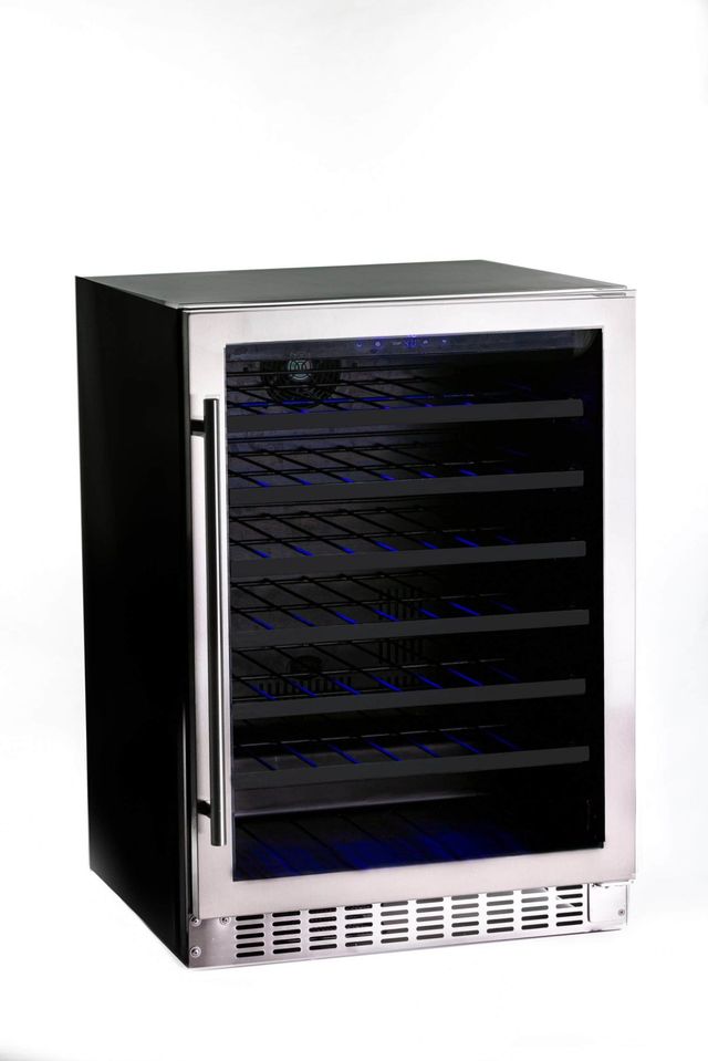 Azure 2 Series 24" 5.6 Cu. Ft. Stainless Steel Wine Cooler-3