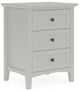 Modus Furniture Grace Elephant Gray Nightstand-0
