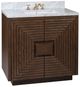Currey & Company Morombe 36" Cocoa Marble Vanity with Rectangular Undermount Sink-0