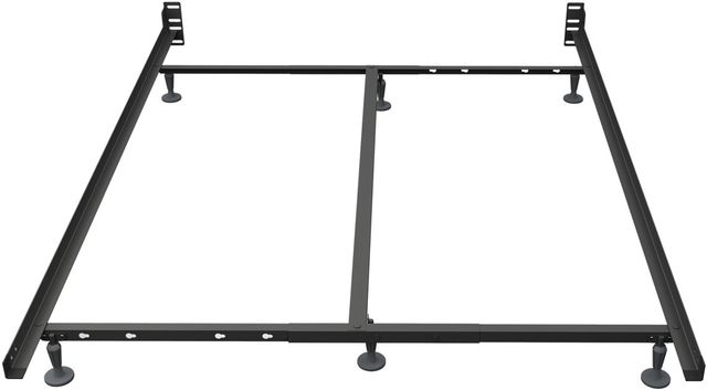 Rize Home Universal Twin/Full/Queen/California King/King Low Profile Bed Frame with Glides and 6 Legs-2