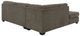 Signature Design by Ashley® Mahoney 2-Piece Chocolate Left-Arm Facing Sectional and Chaise-2