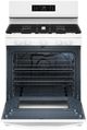 Whirlpool® 30" White Freestanding Gas Range with Air Cooking Technology and Steam Clean-1