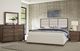LM Co Home By Vaughan-Bassett Crafted Oak by Ben & Erin Napier Aged Gray/Oatmeal King Upholstered Panel Bed-2