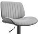 Armen Living Brock Gray/Black Adjustable Bar Stool-3