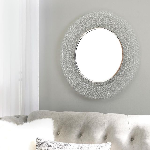 Signature Design by Ashley® Marly Clear/Silver Accent Mirror-3