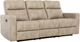 Primo™ International Gotham Bruce Taupe Faux Leather Manual Motion Sofa-0