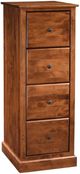 Archbold Furniture Customizable 4-Drawer Vertical File-0