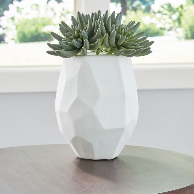 Signature Design by Ashley® Karenton White 10" Vase-4